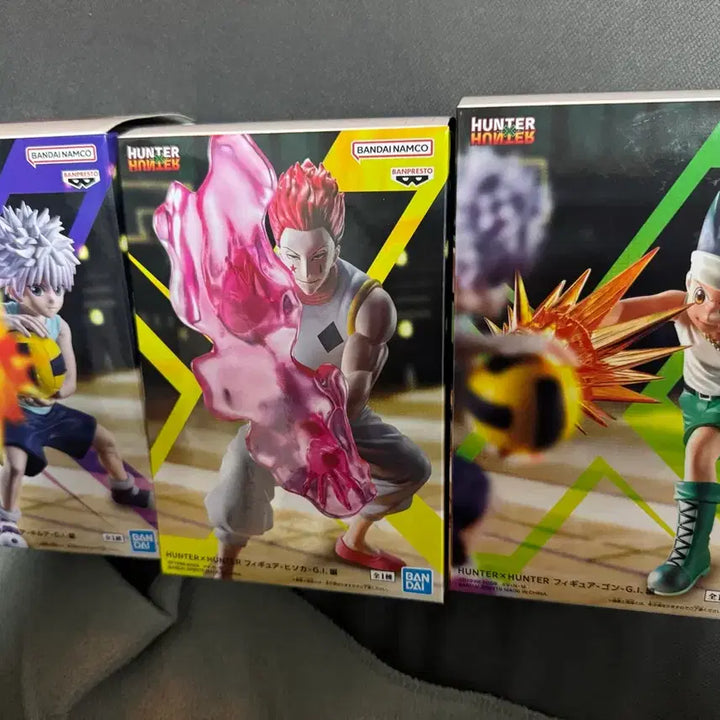 [BUNJANG] Hunter x Hunter Greed Island Arc Gou, Killua, Hisoka "Dodgeball" Figure Bundle Set / 헌터헌터 그리드아일랜드 G.I편 피구 피규어 곤x키르아x히소카 일괄