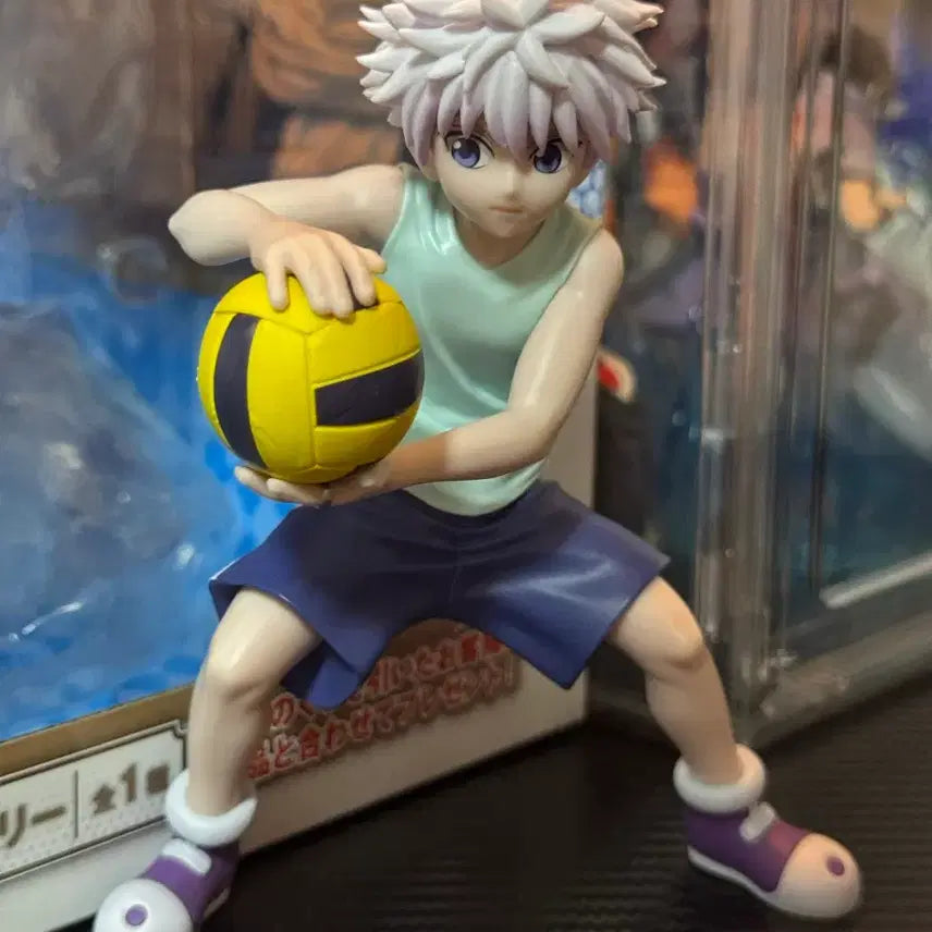 [BUNJANG] Hunter x Hunter Greed Island Arc Gou, Killua, Hisoka "Dodgeball" Figure Bundle Set / 헌터헌터 그리드아일랜드 G.I편 피구 피규어 곤x키르아x히소카 일괄
