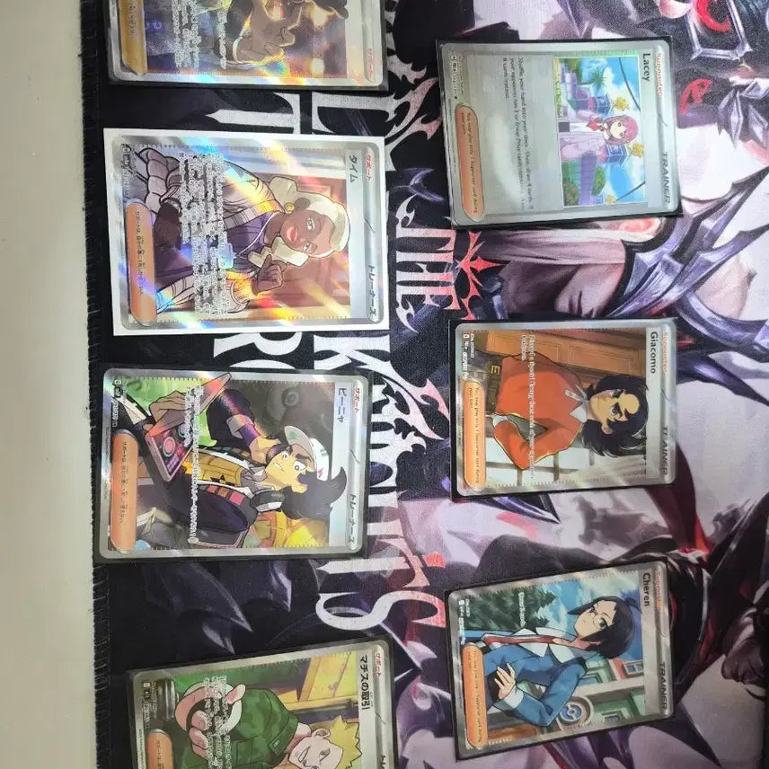 [BUNJANG] Pokemon Trading Card Game Trainer Illustration Cards Set (7 Types) / 포켓몬 카드 트레이너 일러스트 카드 7종