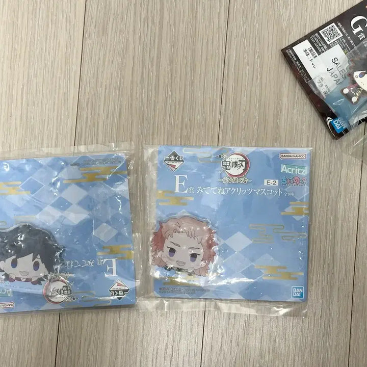 [BUNJANG] Demon Slayer Ichiban Kuji E Prize Acrylic Block Stand - Giyu &amp; Sabito Childhood - Bundle Set / 귀멸의 칼날 제일복권 E상 아크릴 블럭 스탠드 기유 사비토 유년기 일괄