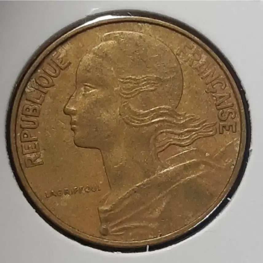 [BUNJANG] 1975 French 10 Francs Coin / 프랑스 1975년 10상팀.외국주화 주화 화폐 동전