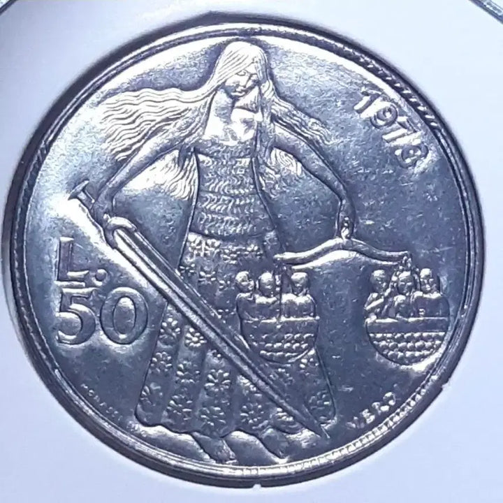[BUNJANG] San Marino 1973 50 Lire Unused Coin / 산마리노 미사용 1973년 50리라.외국주화 주화 화폐 동전