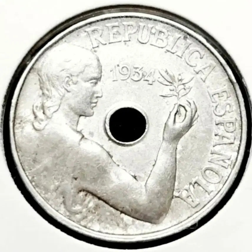 [BUNJANG] 1934 Spain 25 Centimos Foreign Coin / 스페인 1934년 25센티모스.외국주화 주화 화폐 동전
