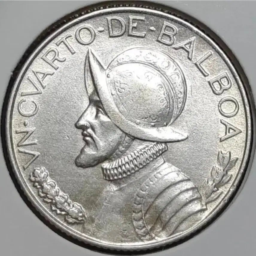 [BUNJANG] 1947 Panama 1/4 Balboa Silver Coin / [은화] 파나마 1947년 1/4발보아.외국주화 주화 화폐 동전