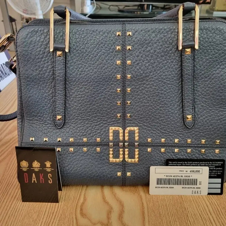 [BUNJANG] Daks Leather Tote Crossbody Bag / 닥스 가방
