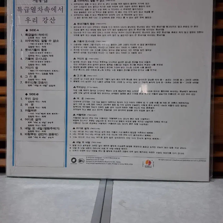 [BUNJANG] Sanullim 4th Album (Reissue) LP / 산울림 : 4집(재발매)  Lp.