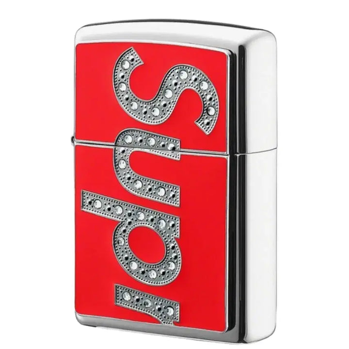 [BUNJANG] Supreme x Swarovski Zippo Lighter Red / 슈프림 x 스와로브스키 지포 라이터 레드 빨강 supreme
