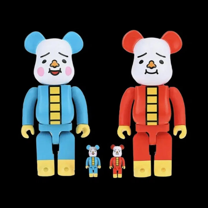 [BUNJANG] Tofu Oyako Be@rbrick Set 100% &amp; 400% (4 pieces, Sealed) / 태국 한정 토푸 오야코 100%+400% 베어브릭 세트 총 4개 미개봉