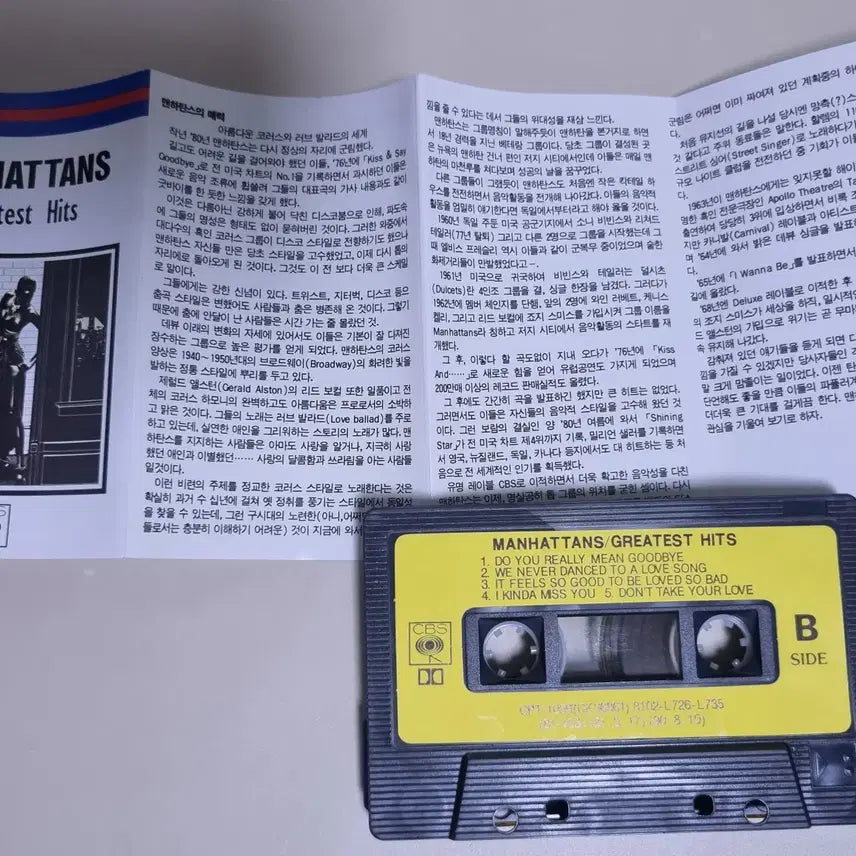[BUNJANG] Manhattan Transfer Greatest Hits Cassette Tape / 맨하탄스 Greatest (개봉 카세트테이프)