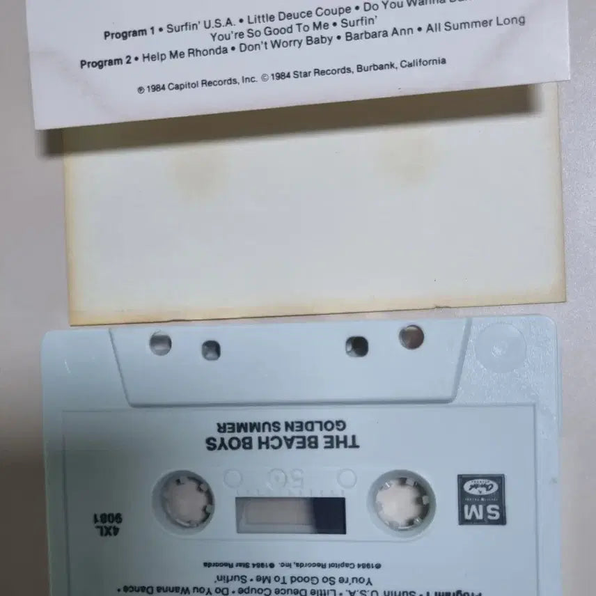 [BUNJANG] The Beach Boys Golden Summer Cassette Tape (Unsealed) / 비치보이스 - 골든 썸머 (개봉 카세트테이프)