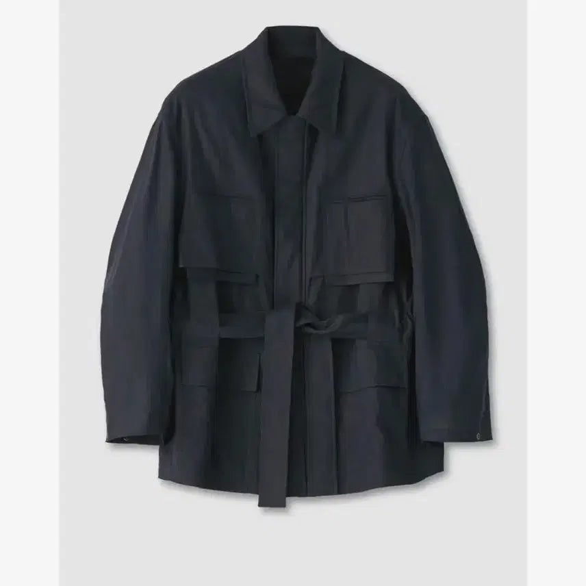 [BUNJANG] COOR Oversized Linen Jacket Dark Navy L / [L] 쿠어 오버사이즈 린넨자켓 다크네이비