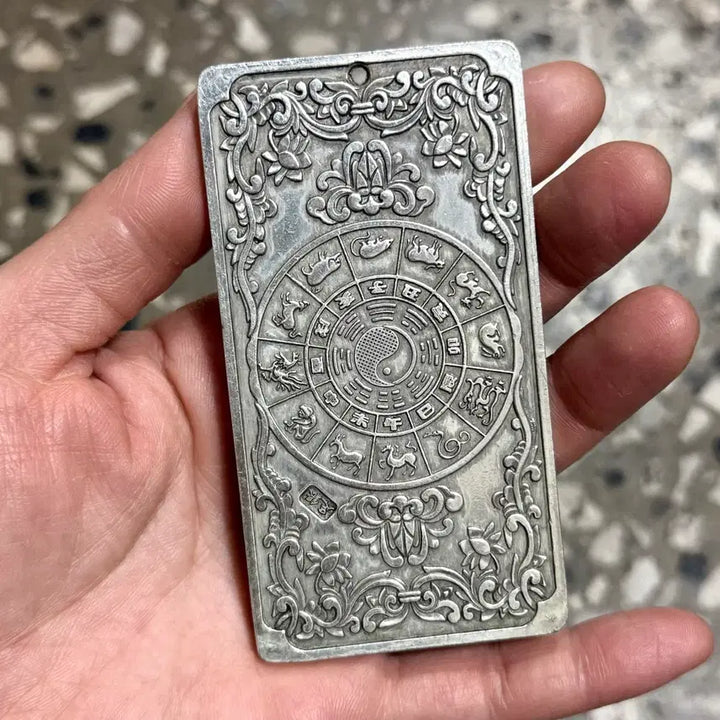 [BUNJANG] White Brass Zodiac Animals Paperweight / 백동 문진 십이지신 12간지 띠문진 백동 새상품 서예도구 서예용품 호신불