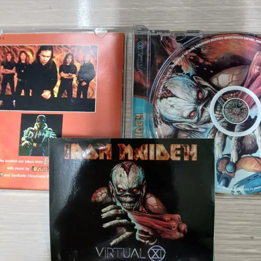 [BUNJANG] Iron Maiden Virtual XI CD with Eddie Sticker / 아이언 메이든 VIRTUAL XI CD