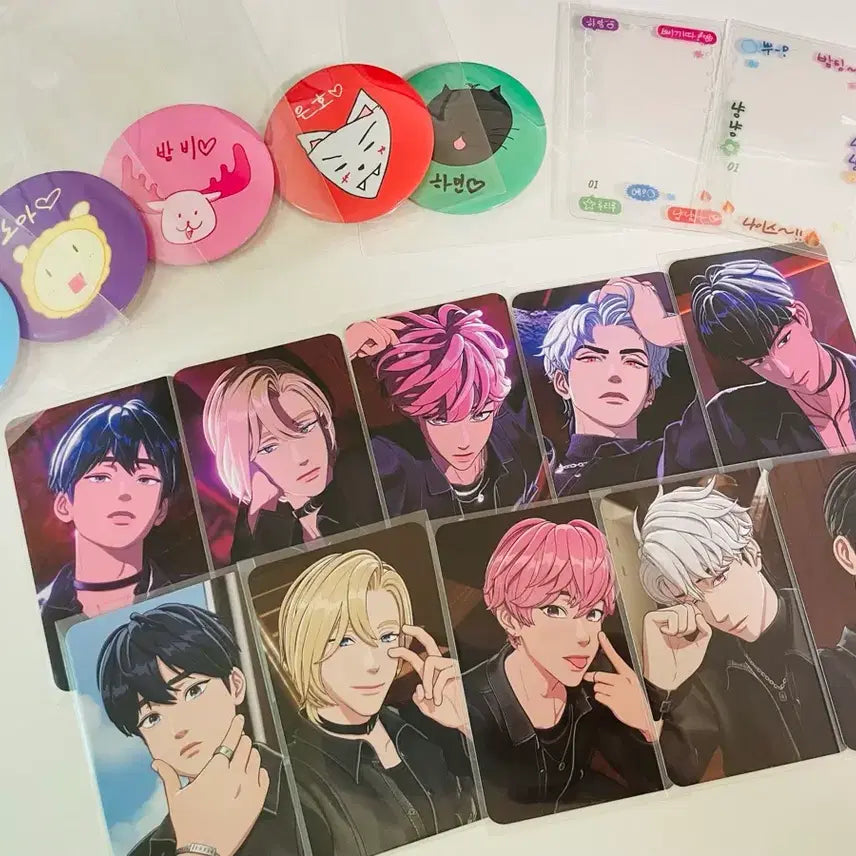 [BUNJANG] PLAVE Dash Lucky Draw Set / 플레이브 대쉬 케타포럭드+음료포카+캔뱃지+투명포카 일괄