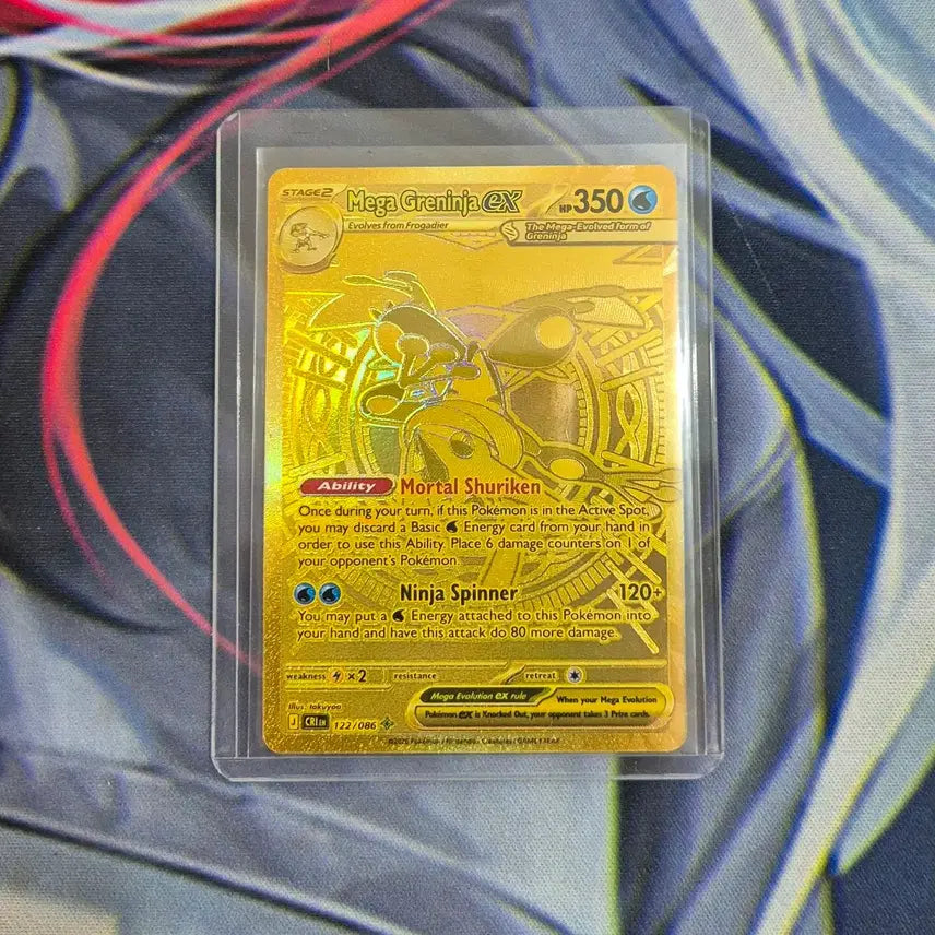 [BUNJANG] Mega Greninja EX Gold Star 122/086 Card / Mega greninja 122/086 Mint~NM