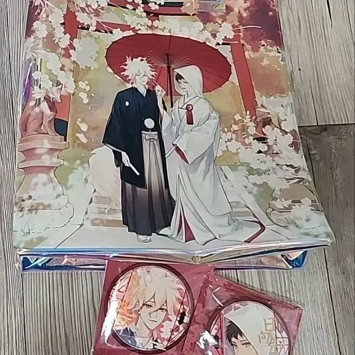 [SOLD OUT] 단간론파 비공식 코마히나 홀로그램 에코백+캔뱃지 일괄 판매
