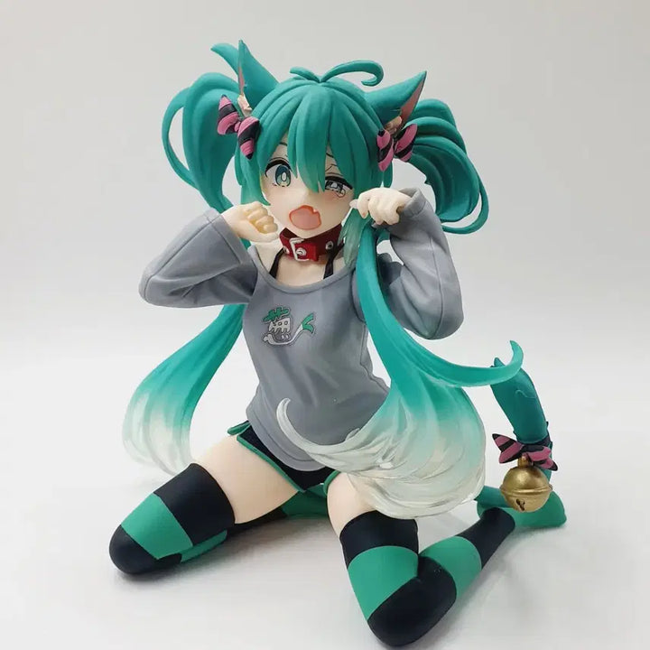 [BUNJANG] Taito Desktop Cute Hatsune Miku Nekomimi Reissue Figure / 타이토 한정 하츠네미쿠 Desktop Cute 네코미미 재판