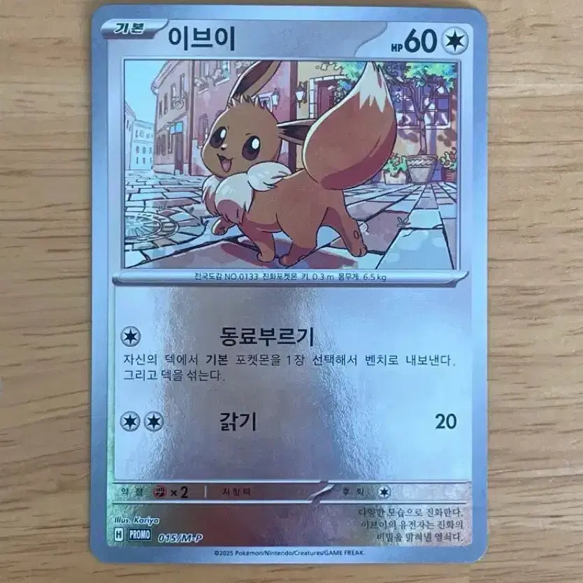 [SOLD OUT] 포켓몬카드 이브이 프로모 015/M-P 포켓몬스쿨
