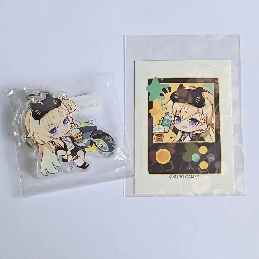 [BUNJANG] Meiji Compose Rinne Collaboration Bundle Keyring and Sticker Set / [일괄]명조 컴포즈 2차 콜라보 린네 키링, 스티커