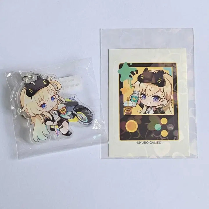 [BUNJANG] Meiji Compose Rinne Collaboration Bundle Keyring and Sticker Set / [일괄]명조 컴포즈 2차 콜라보 린네 키링, 스티커