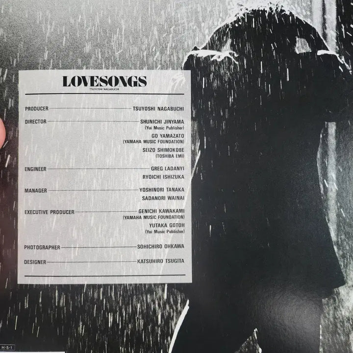 [BUNJANG] Tsuyoshi Nagabuchi LOVE SONGS LP / 나가부치 츠요시 Tsuyoshi Nagabuchi LP