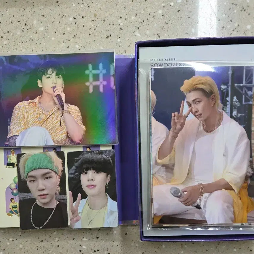 [BUNJANG] BTS 2021 Muster Sowoozoo Blu-ray (Photocard: Jimin) Bundle Set / 2021 머스터 소우주 블루레이 (포카:지민,슈가) 판매해요