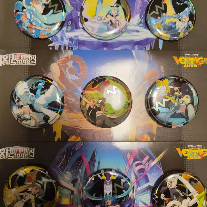 [BUNJANG] Pokemon x Hatsune Miku Collaboration Can Badges Bundle Set / 포켓몬스터 하츠네미쿠 콜라보 캔뱃지 일괄판매