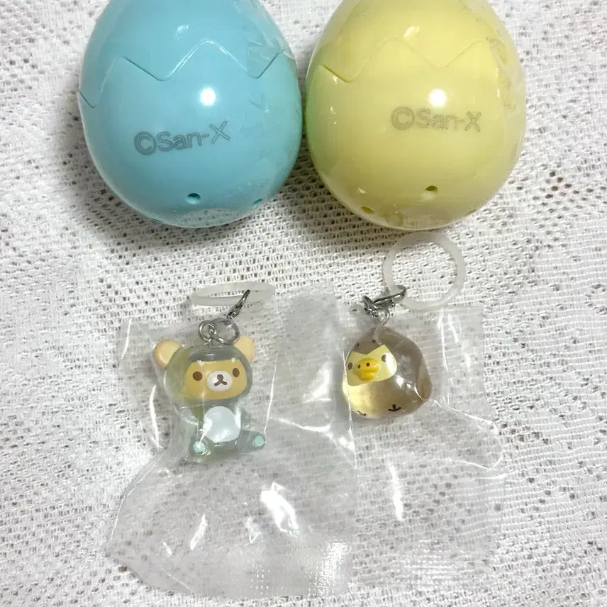 [BUNJANG] Rilakkuma Dinosaur "Mejilushi" Charm Gacha Set / 리락쿠마 공룡 메지루시 키링 가챠 리락쿠마 키이로이토리