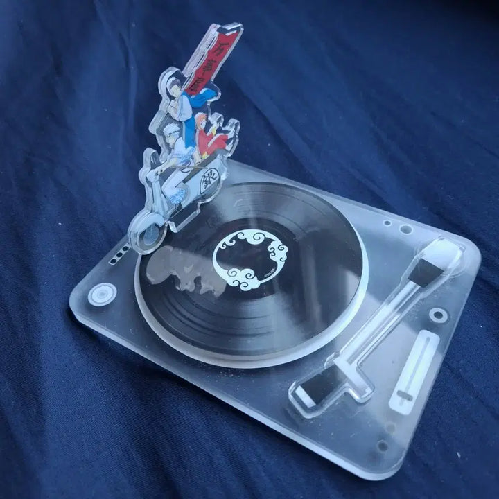 [BUNJANG] Gintama Pop-up Yorozuya Gintoki Kagura Shinpachi Turntable Acrylic Stand / 은혼 팝업 요로즈야 해결사 긴토키 카구라 신파치 턴테이블 아크릴스탠드