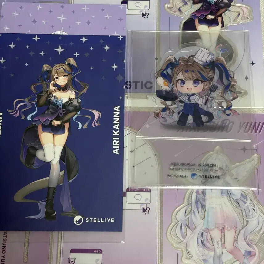 [BUNJANG] Stelive Fanbook Mystic Bundle Set Acrylic Stand + PET Stand + Signed Comment Paper / 스텔라이브 팬북 미스틱 일괄