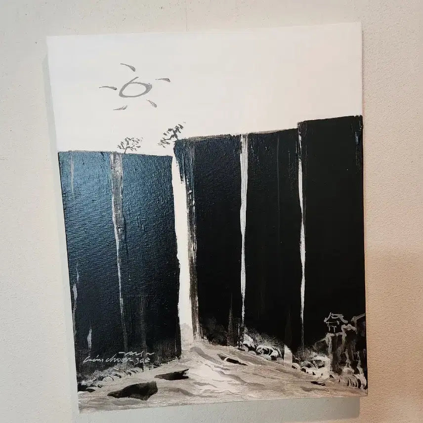 [SOLD OUT] 공간의 품격을 완성하는 모노톤의 미학, 김춘재 작가의 설경 풍경화