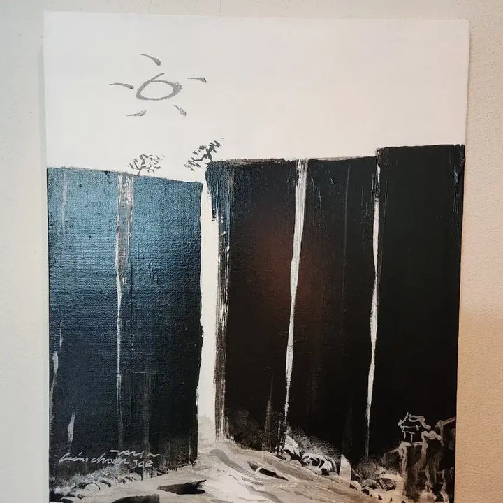[SOLD OUT] 공간의 품격을 완성하는 모노톤의 미학, 김춘재 작가의 설경 풍경화