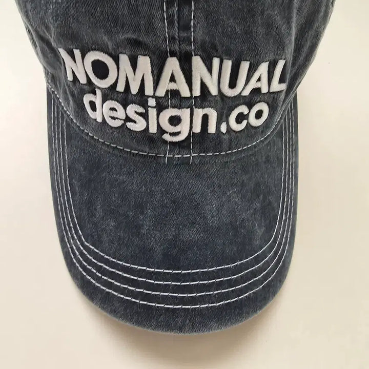 [BUNJANG] NOMANUAL Denim Cap Hat / 노매뉴얼 캡 모자