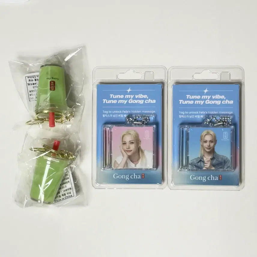 [BUNJANG] Stray Kids Felix Gongcha Voice Keyring Bundle Set / Straykids 필릭스 공차 보이스키링 4개 일괄
