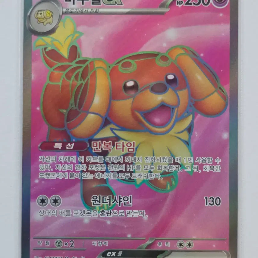 [SOLD OUT] 포켓몬 카드 바우첼 ex sr 119/102