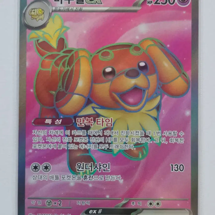 [SOLD OUT] 포켓몬 카드 바우첼 ex sr 119/102