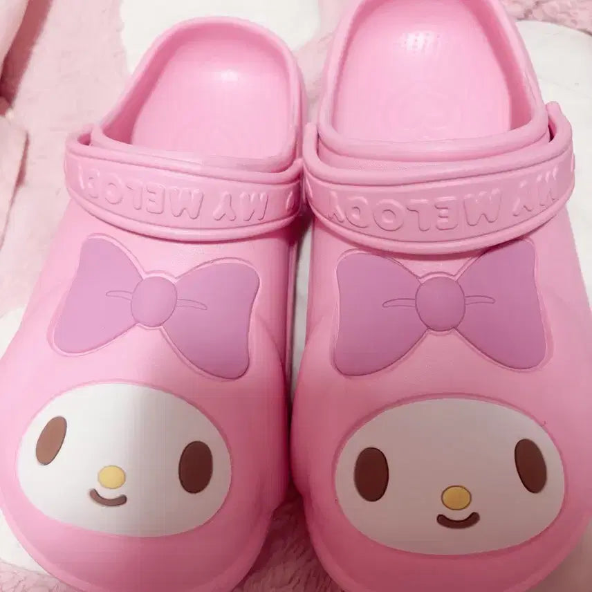 [BUNJANG] My Melody Platform Crocs / 마이멜로디 크록스 통굽 양산형지뢰계양지뢰 시허니마즈앙크루즈노에미리즈리사