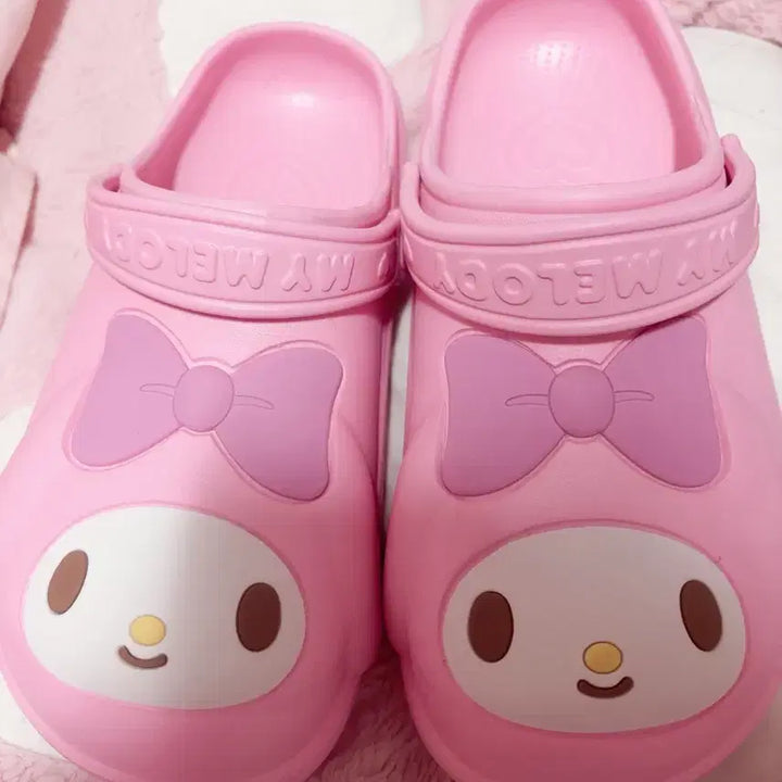 [BUNJANG] My Melody Platform Crocs / 마이멜로디 크록스 통굽 양산형지뢰계양지뢰 시허니마즈앙크루즈노에미리즈리사