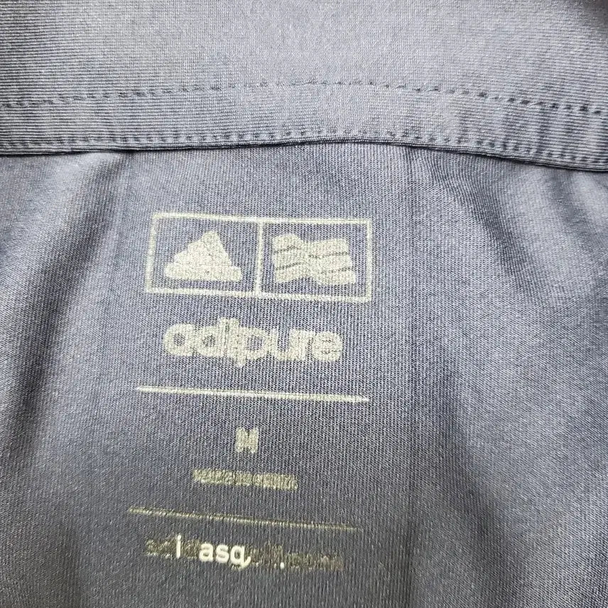 [BUNJANG] Adidas Adipure Navy Short Sleeve Polo T-Shirt (M) / 아디퓨어  네이비 반팔 카라티