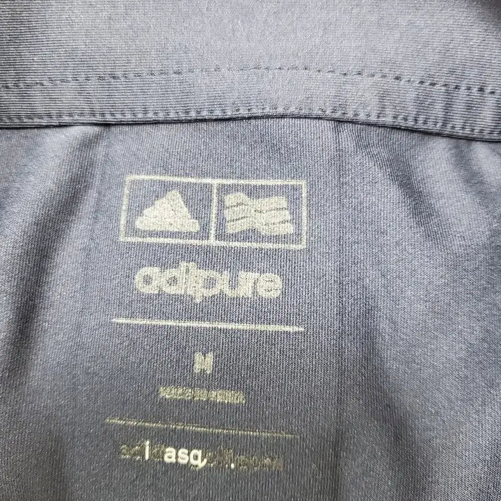 [BUNJANG] Adidas Adipure Navy Short Sleeve Polo T-Shirt (M) / 아디퓨어  네이비 반팔 카라티