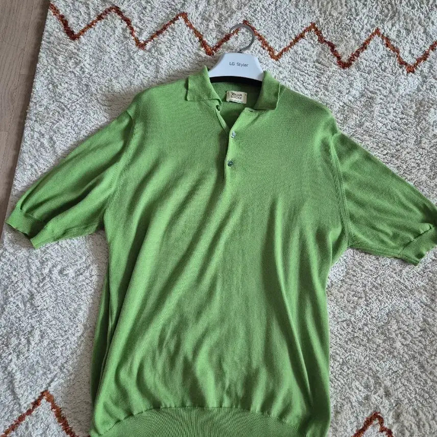 [BUNJANG] William Rocky Short Sleeve Polo Shirt Size 46 / 윌리엄로키 반팔 카라티 46