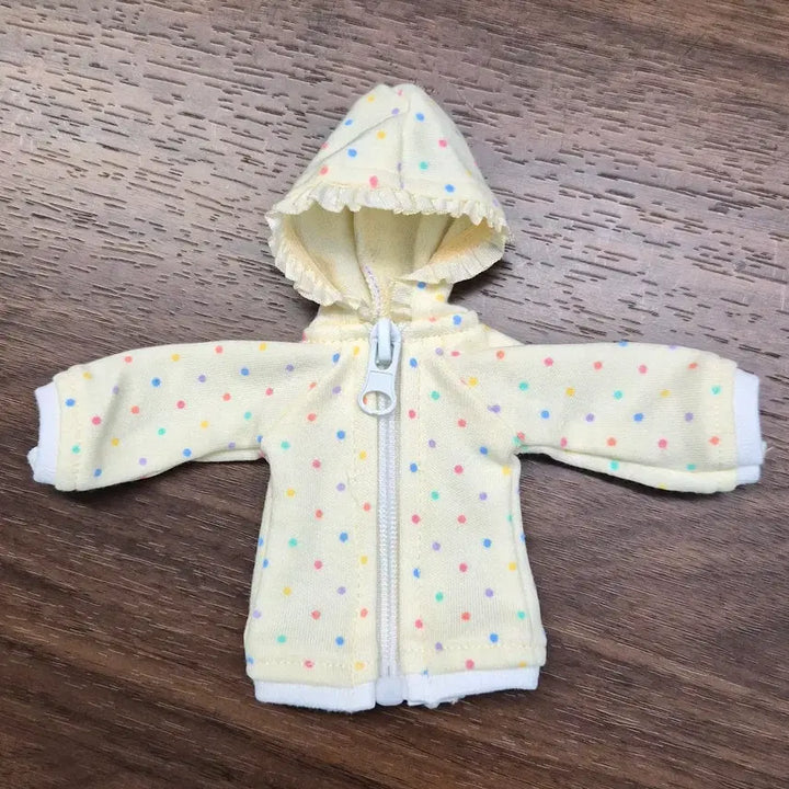 [BUNJANG] 6-Inch Doll Clothing - Hooded Zip-Up Sweatshirt for Azone, Blind Doll, Blythe, Licca / 육일돌 의상/ 후드집업 인형옷 /아존돌 블라인드돌 전기거리 브라이스 리카