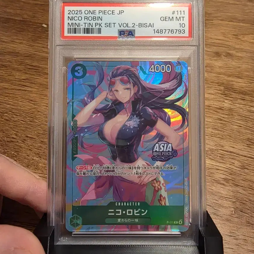 [BUNJANG] One Piece Card Robin Mini Tin PSA 10 / 원피스 카드 로빈 미니틴 psa10