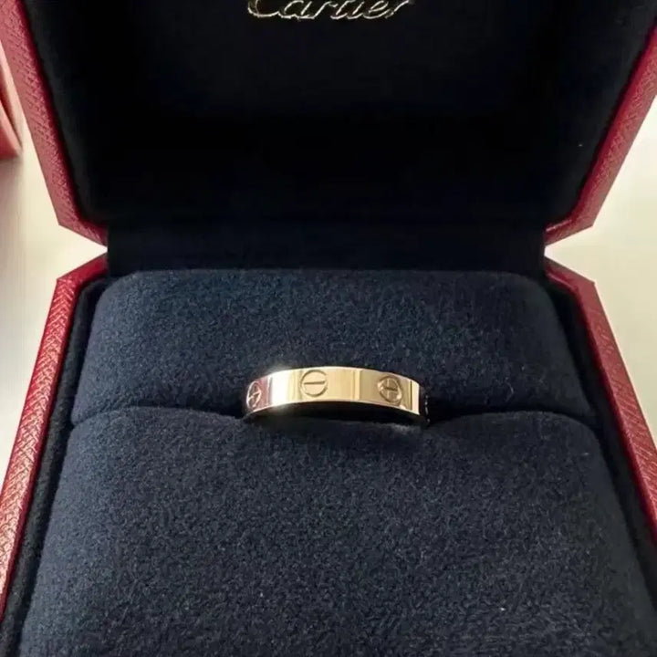 [BUNJANG] Cartier 18K Rose Gold LOVE Ring (3.6mm Width, Size 15) / 18K 로즈골드 까르띠에 LOVE 반지 너비3.6mm 사이즈15 여성용