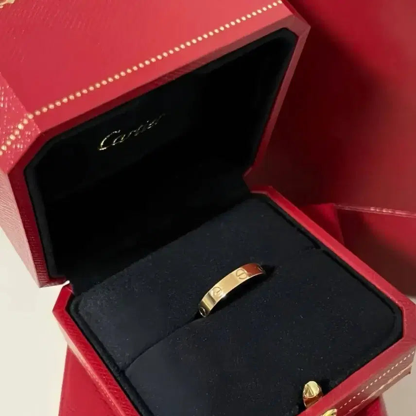 [BUNJANG] Cartier 18K Rose Gold LOVE Ring (3.6mm Width, Size 15) / 18K 로즈골드 까르띠에 LOVE 반지 너비3.6mm 사이즈15 여성용