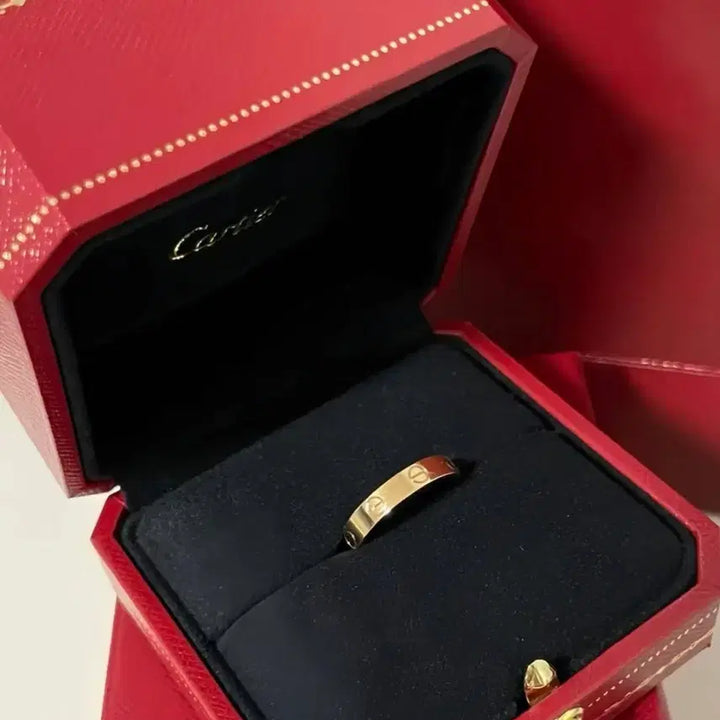 [BUNJANG] Cartier 18K Rose Gold LOVE Ring (3.6mm Width, Size 15) / 18K 로즈골드 까르띠에 LOVE 반지 너비3.6mm 사이즈15 여성용