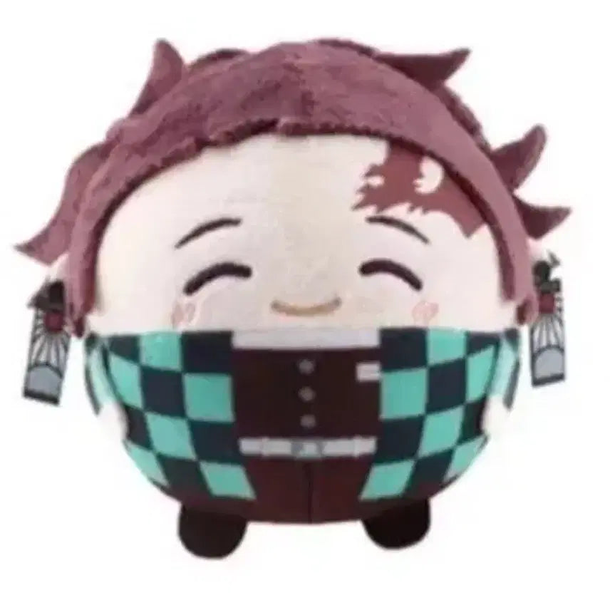 [BUNJANG] Demon Slayer Tanjiro Kamado Fuwarorin Plush (Smiling Version) - Sealed / 정품) 탄지로 후와코로링 웃는버전 미개봉새상품