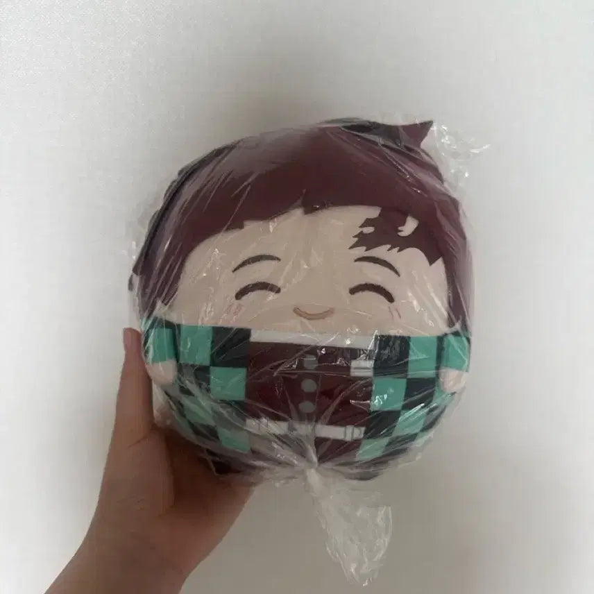 [BUNJANG] Demon Slayer Tanjiro Kamado Fuwarorin Plush (Smiling Version) - Sealed / 정품) 탄지로 후와코로링 웃는버전 미개봉새상품