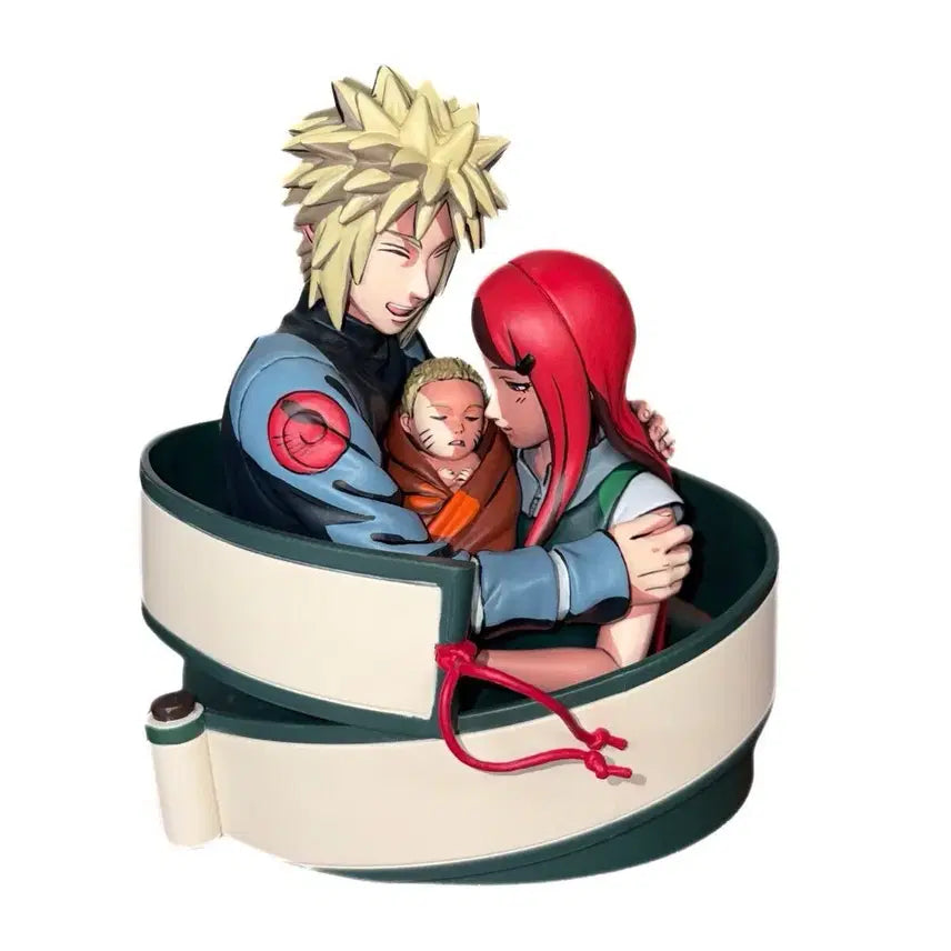 [BUNJANG] Naruto Minato, Kushina, Baby Naruto 2D Anime Style Repainted Figure / 오늘하루특가) 72시리즈 미나토 쿠시나 피규어 2d 애니도색 리페인팅