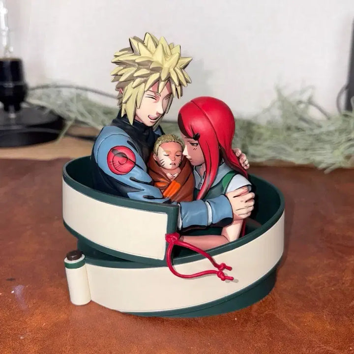 [BUNJANG] Naruto Minato, Kushina, Baby Naruto 2D Anime Style Repainted Figure / 오늘하루특가) 72시리즈 미나토 쿠시나 피규어 2d 애니도색 리페인팅